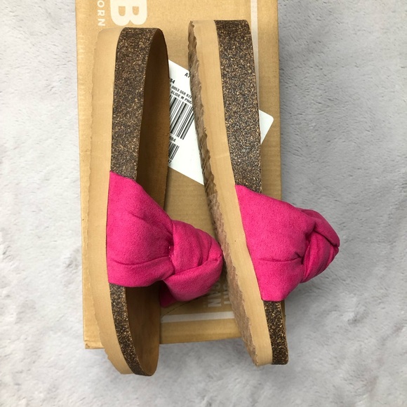 NWT Anthropologie 	BC FOOTWEAR REUNION KNOT SLIDE SANDALS - Picture 7 of 9